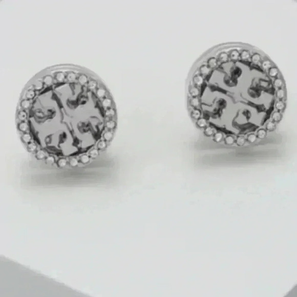 Tory burch logo earrings never used - Picture 1 of 4